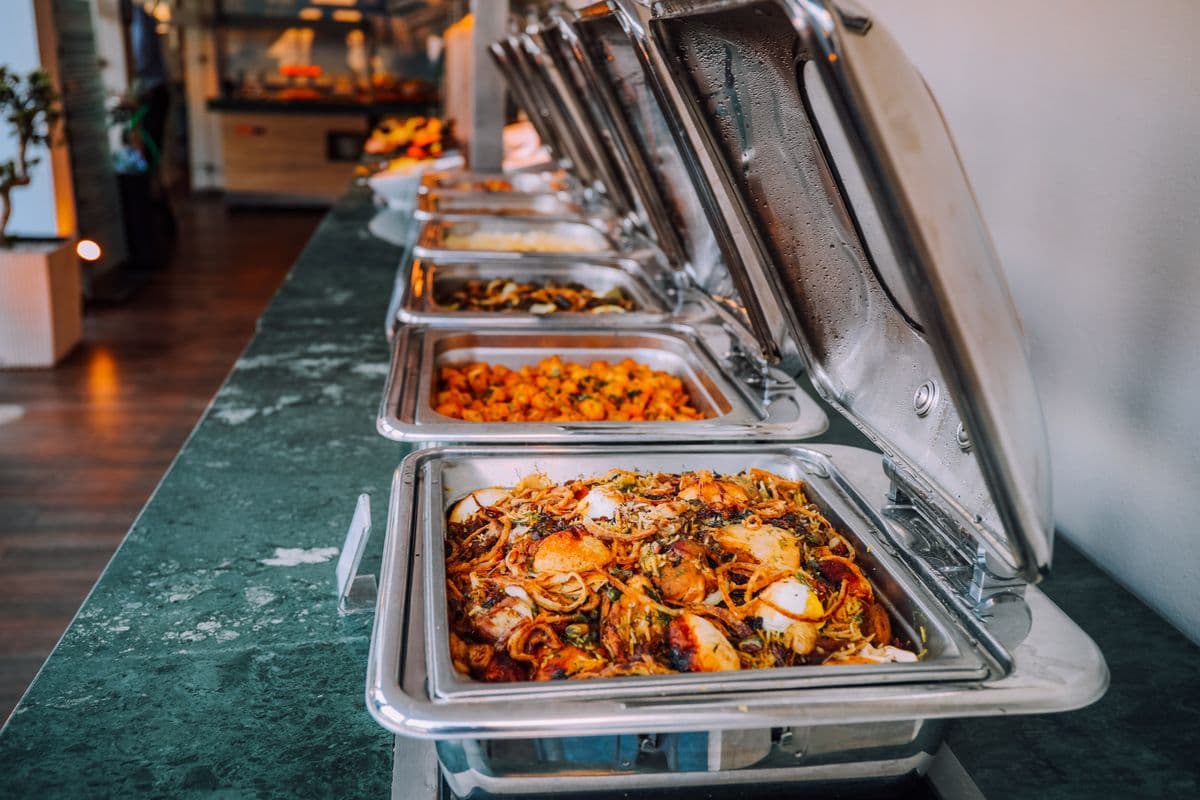 Chafing dish — 8qt full-size with fuel